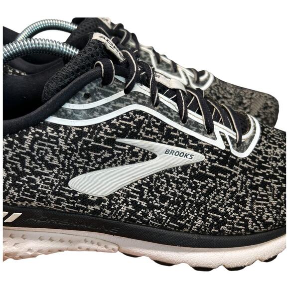 Brooks Adrenaline GTS 20 Men's SZ 11.5 Sneaker Black White Oreo READ Need Insole - Picture 10 of 16